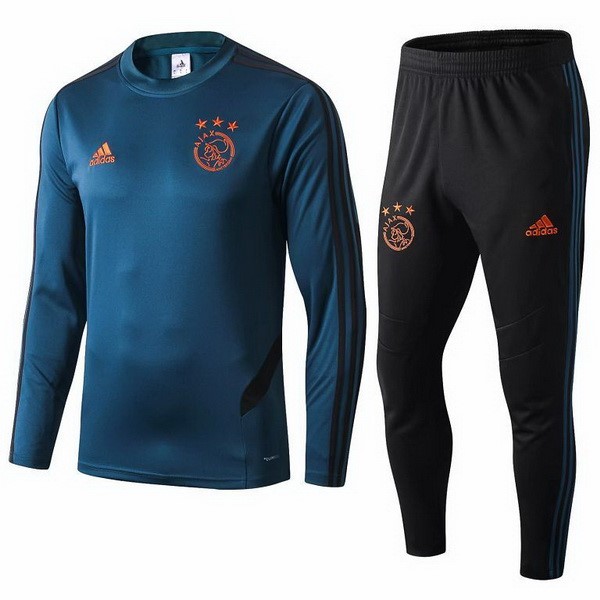 Survetement Football Ajax 2019-20 Bleu Noir